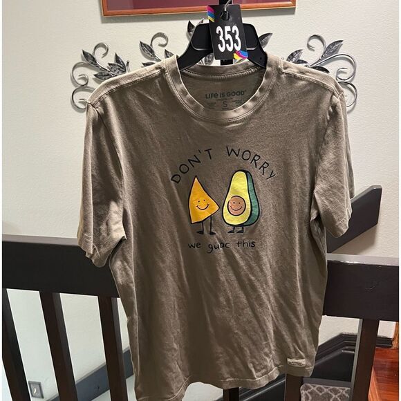 Men’s Small Life is Good Tee “Don’t Worry, We Quac This” #353 - Picture 1 of 5